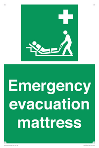 Emergency evacuation mattress